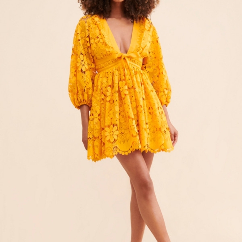 Anthropologie Charina Sarte Leilani Mini Dress Large